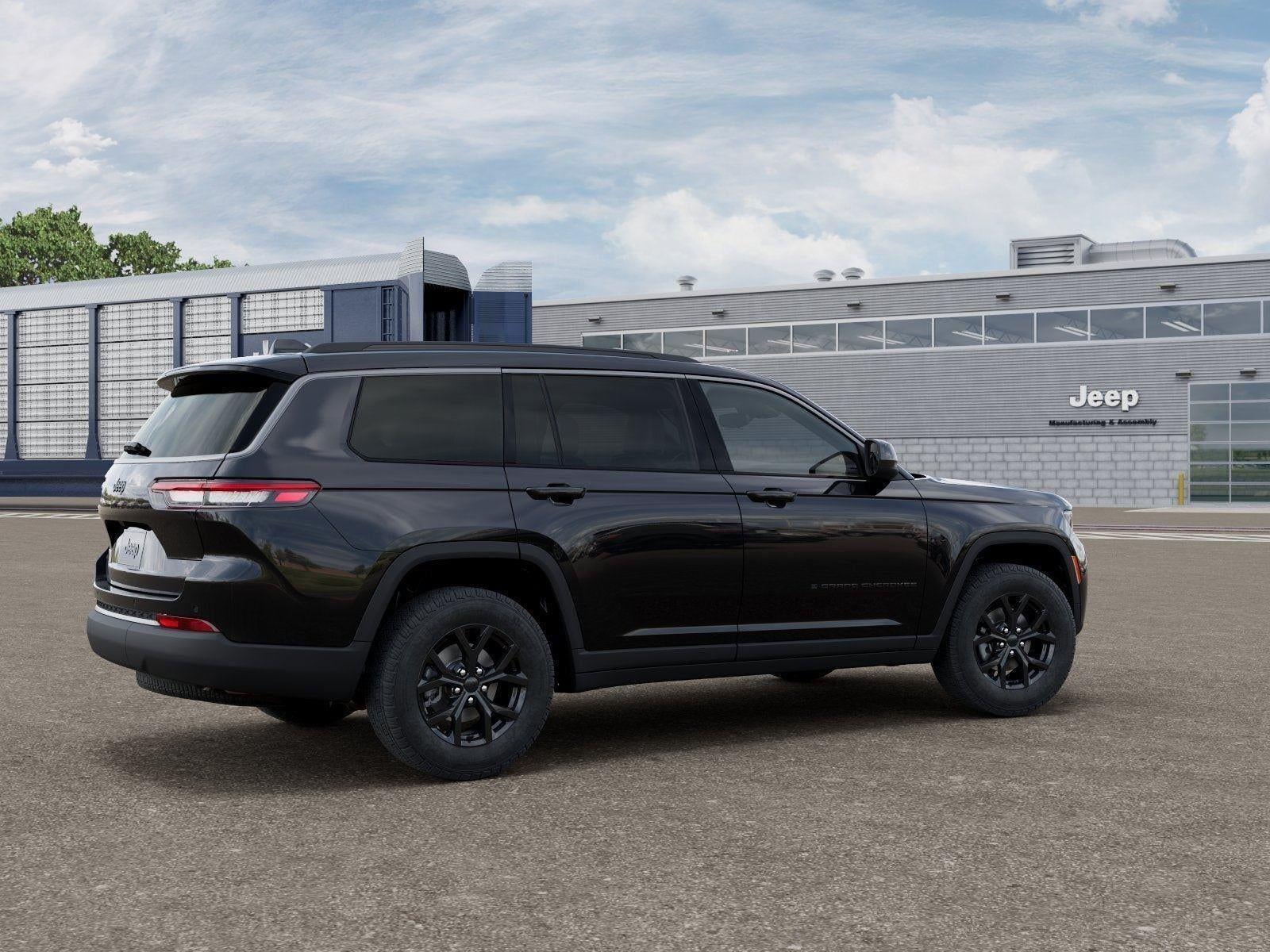 New 2026 Diamond Black Crystal Pearl-Coat Exterior Paint Jeep GRAND CHEROKEE L LAREDO ALTITU image 82