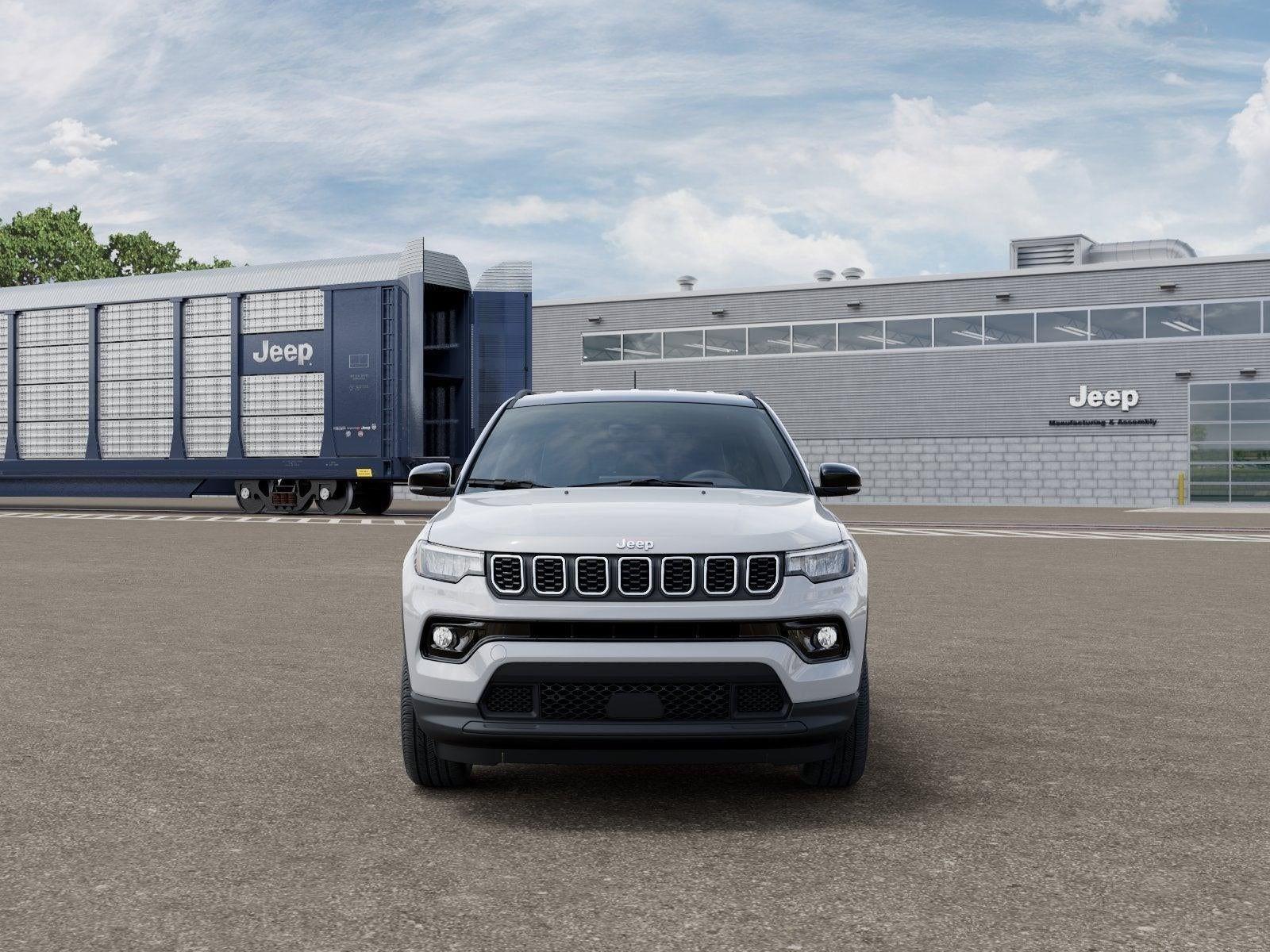 New 2026 Bright White Clear-Coat Exterior Paint Jeep COMPASS LIMITED ALTITUDE 4X4 image 6