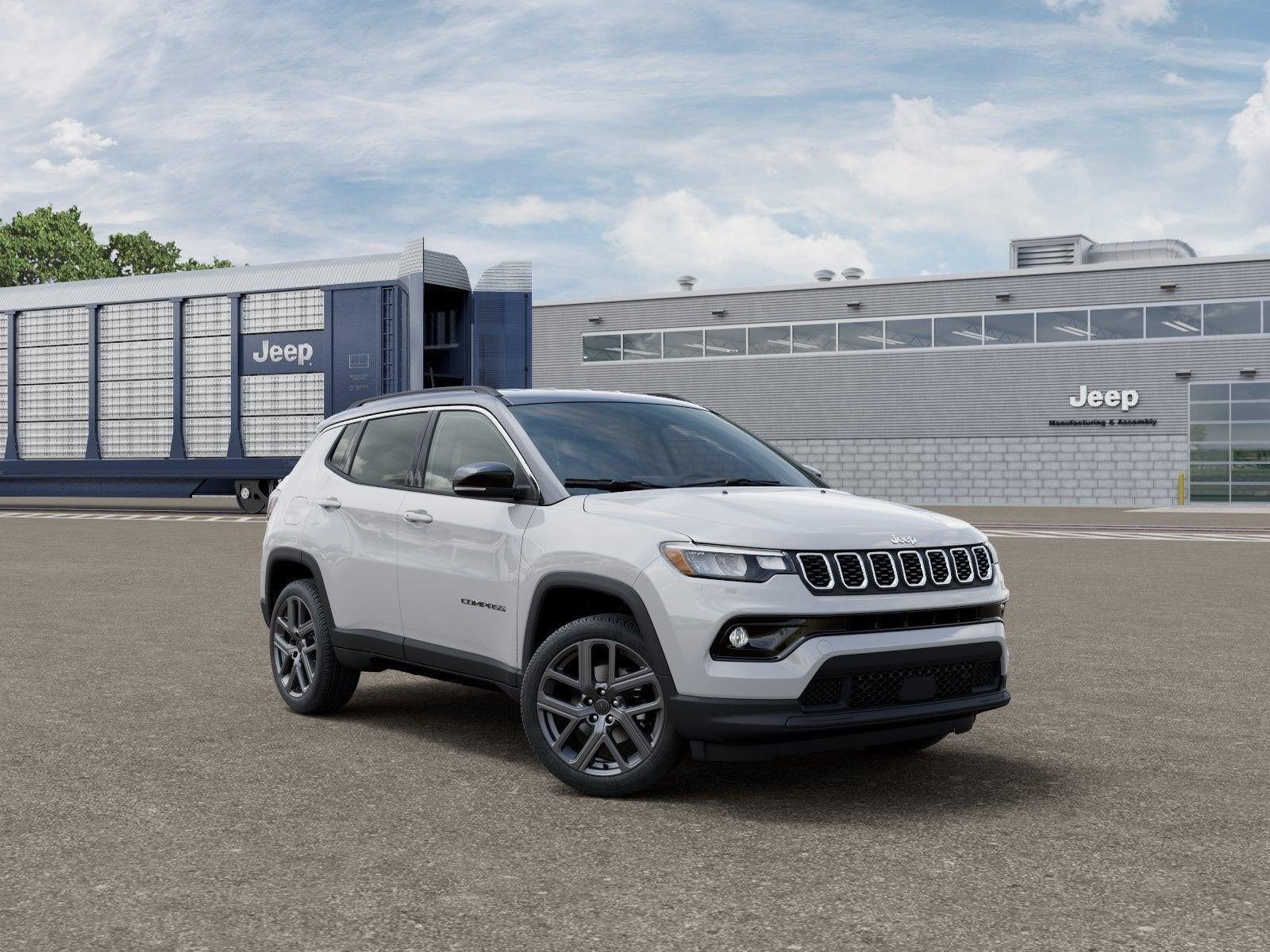 New 2026 Bright White Clear-Coat Exterior Paint Jeep COMPASS LIMITED ALTITUDE 4X4 image 5
