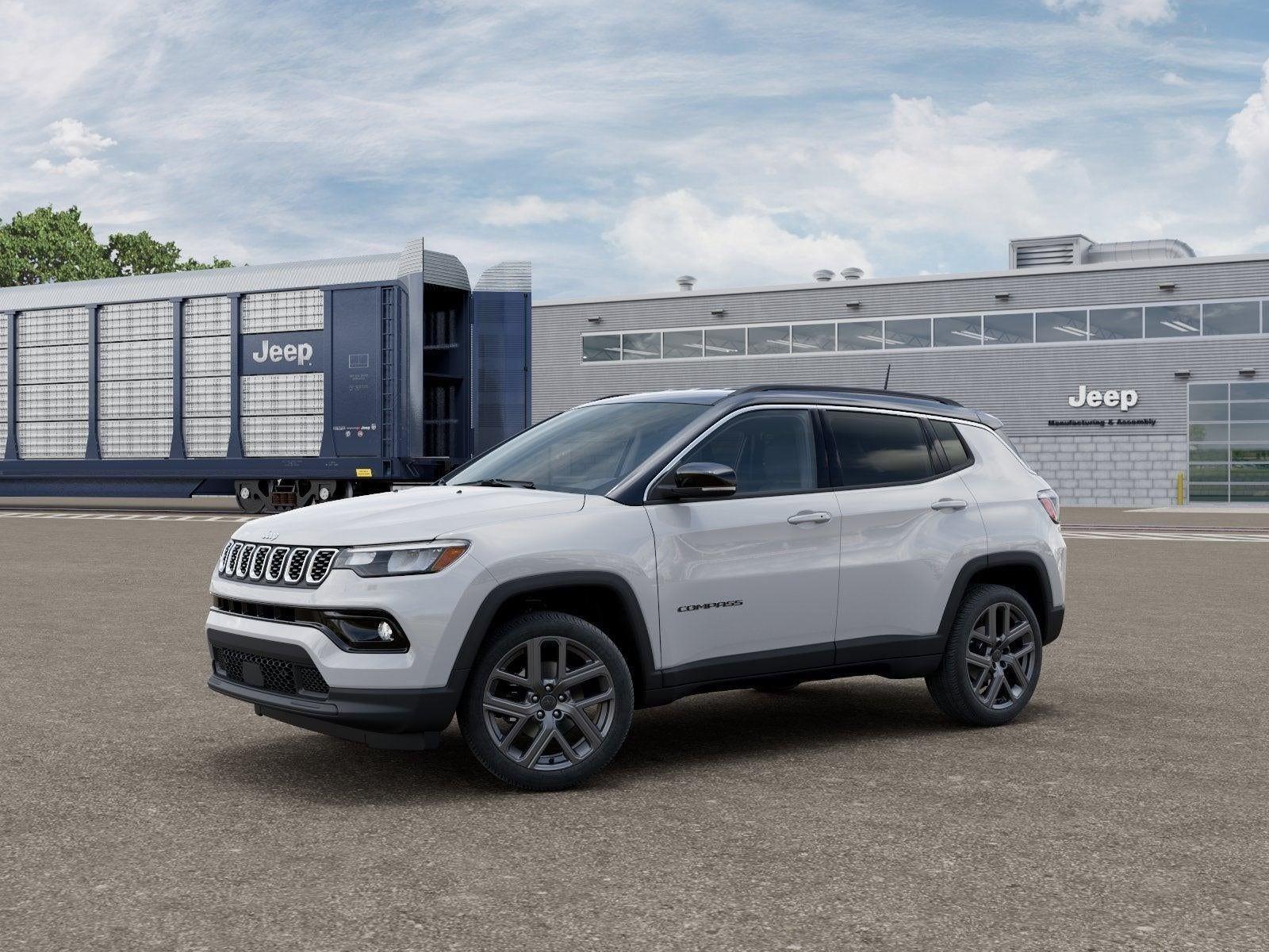 New 2026 Bright White Clear-Coat Exterior Paint Jeep COMPASS LIMITED ALTITUDE 4X4 image 2