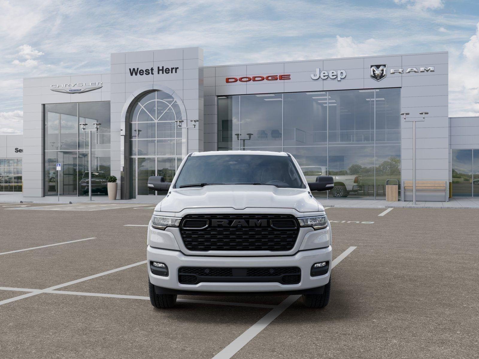 New 2026 Bright White Clear-Coat Exterior Paint RAM RAM 1500 BIG HORN CREW CAB 4X4 image 32