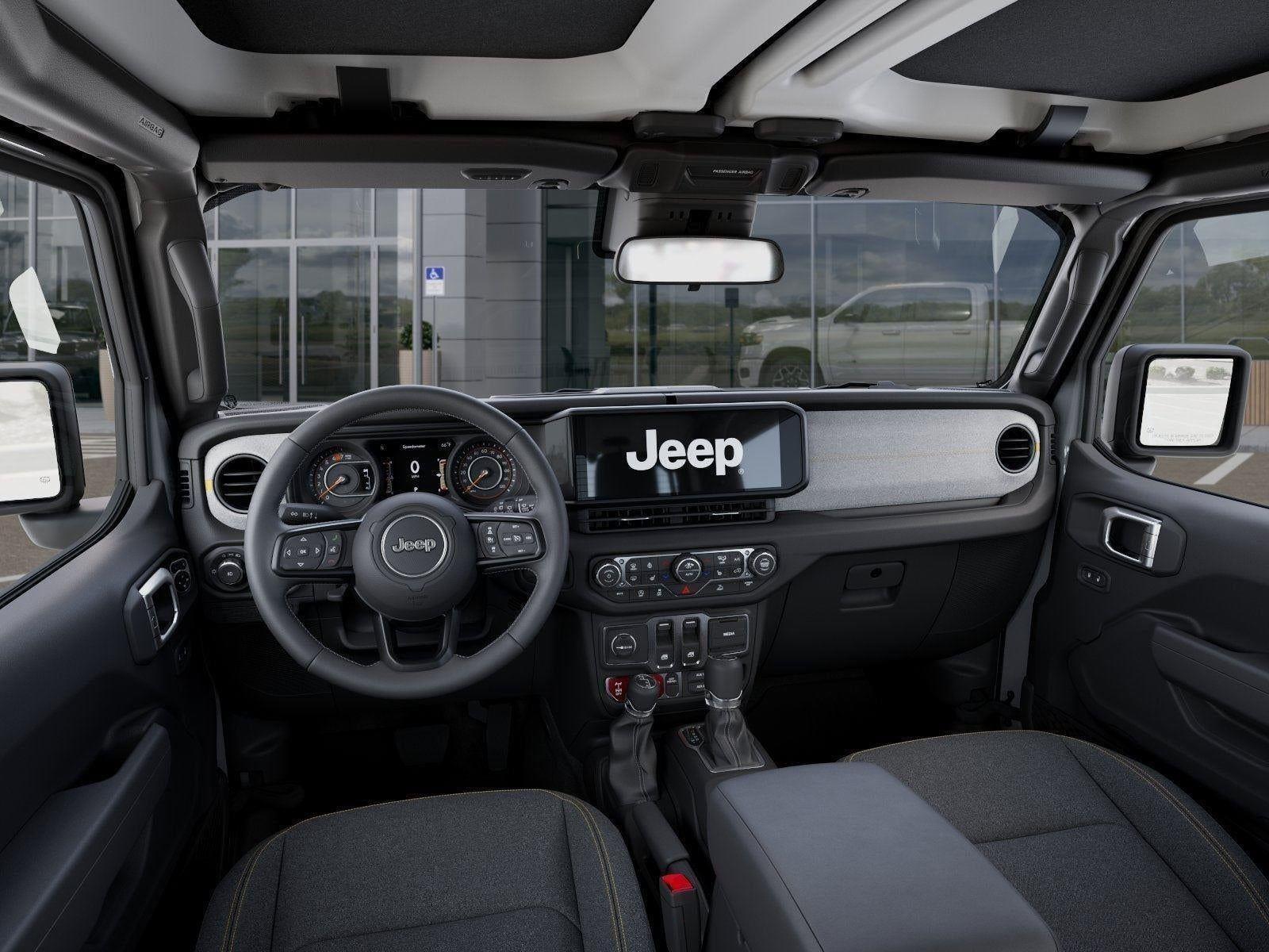 New 2026 Bright White Clear-Coat Exterior Paint Jeep WRANGLER 2-DOOR WILLYS image 66