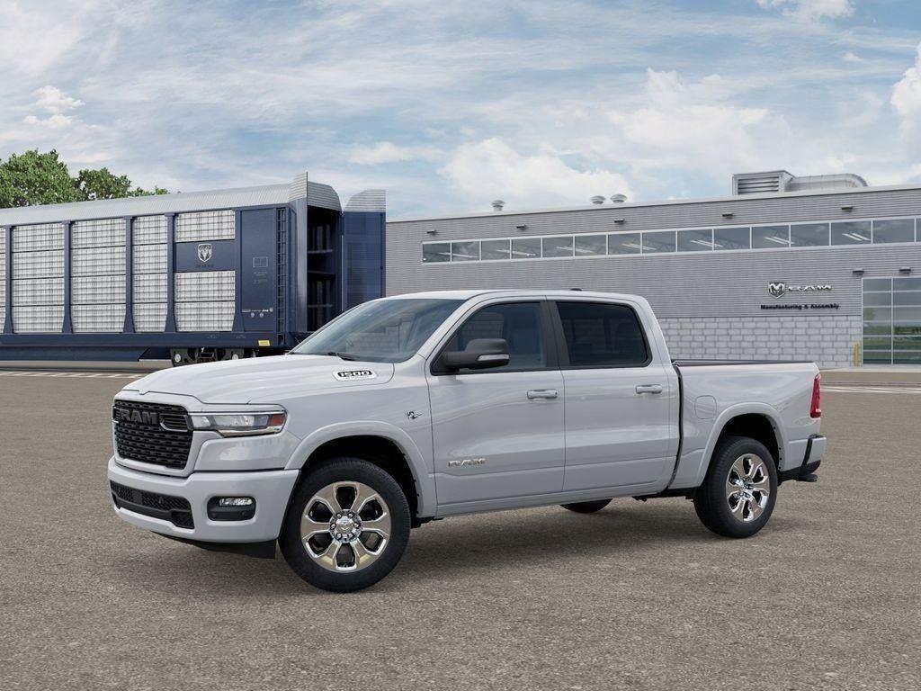 New 2026 Bright White Clear-Coat Exterior Paint RAM RAM 1500 BIG HORN CREW CAB 4X4 image 2