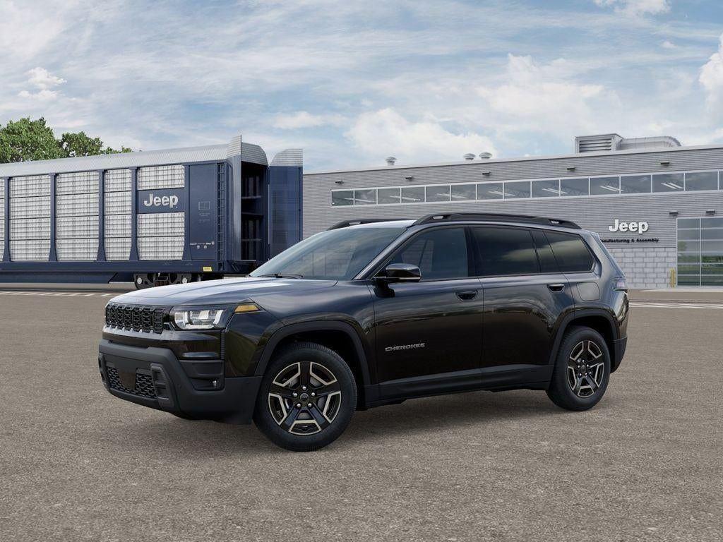 New 2026 Diamond Black Crystal Pearl-Coat Exterior Paint Jeep CHEROKEE LIMITED 4X4 image 2