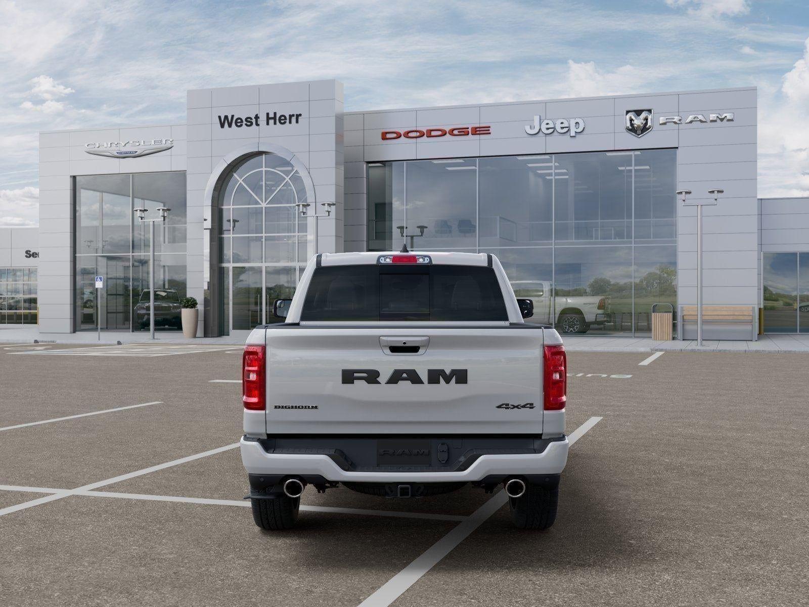 New 2026 Bright White Clear-Coat Exterior Paint RAM RAM 1500 BIG HORN CREW CAB 4X4 image 85