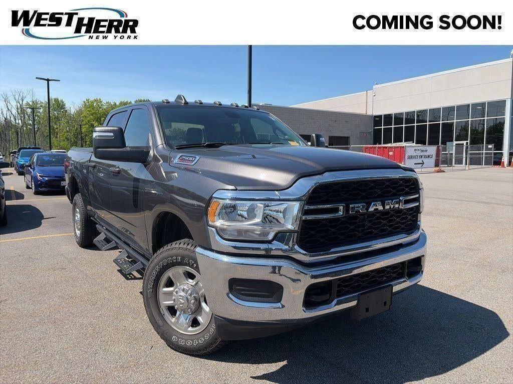 Certified Used 2024 Granite Crystal Metallic Clear Ram Tradesman Crew Cab 4x4 6