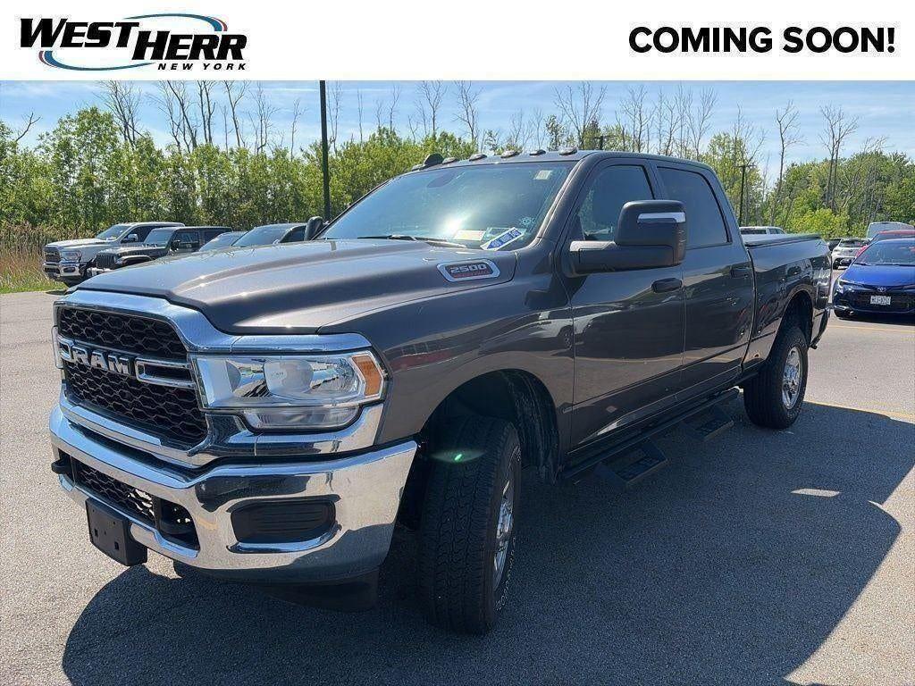 Certified Used 2024 Granite Crystal Metallic Clear Ram Tradesman Crew Cab 4x4 6