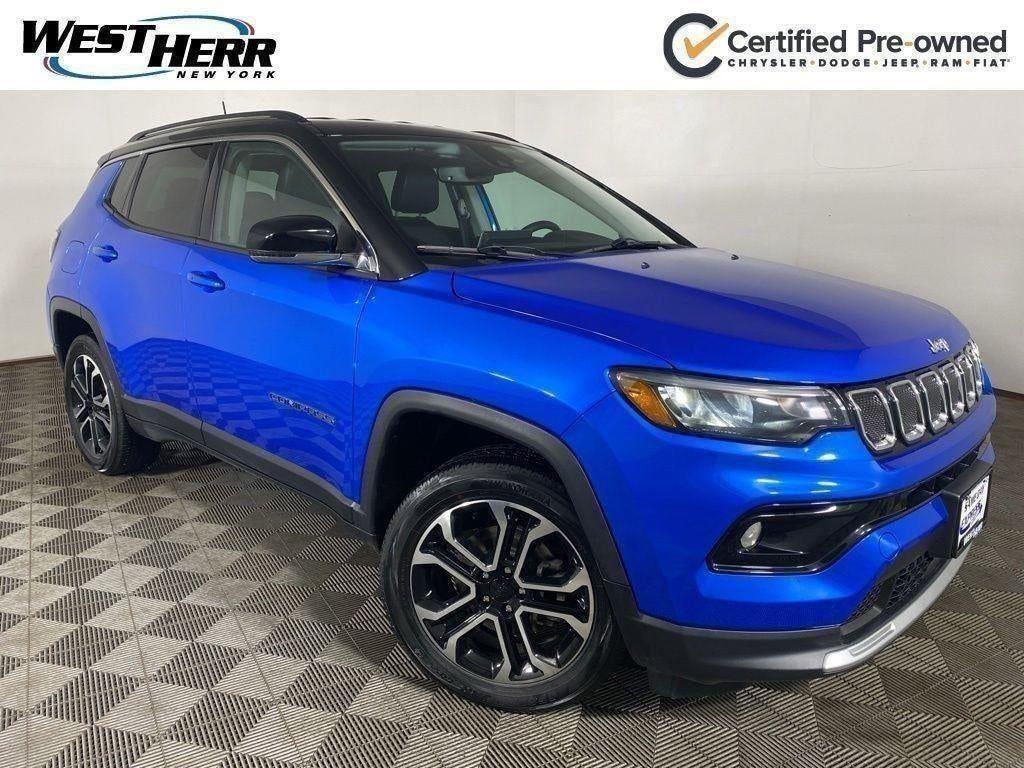 Certified Used 2022 Laser Blue Pearlcoat Jeep Limited 4x4 image 30