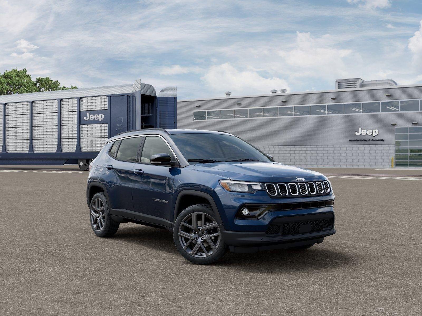 New 2026 Fathom Blue Pearl-Coat Exterior Paint Jeep COMPASS LIMITED ALTITUDE 4X4 image 83