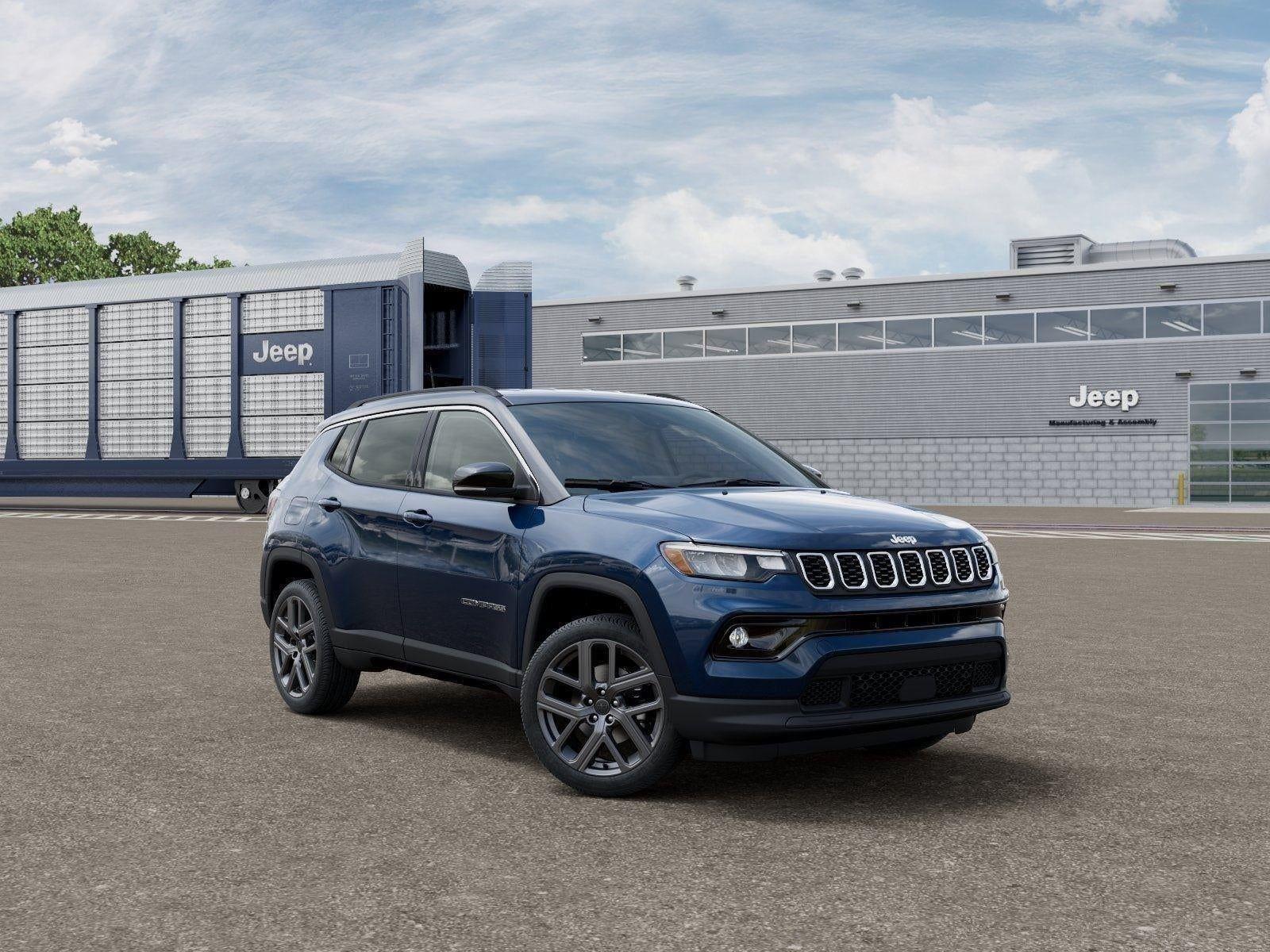 New 2026 Fathom Blue Pearl-Coat Exterior Paint Jeep COMPASS LIMITED ALTITUDE 4X4 image 57