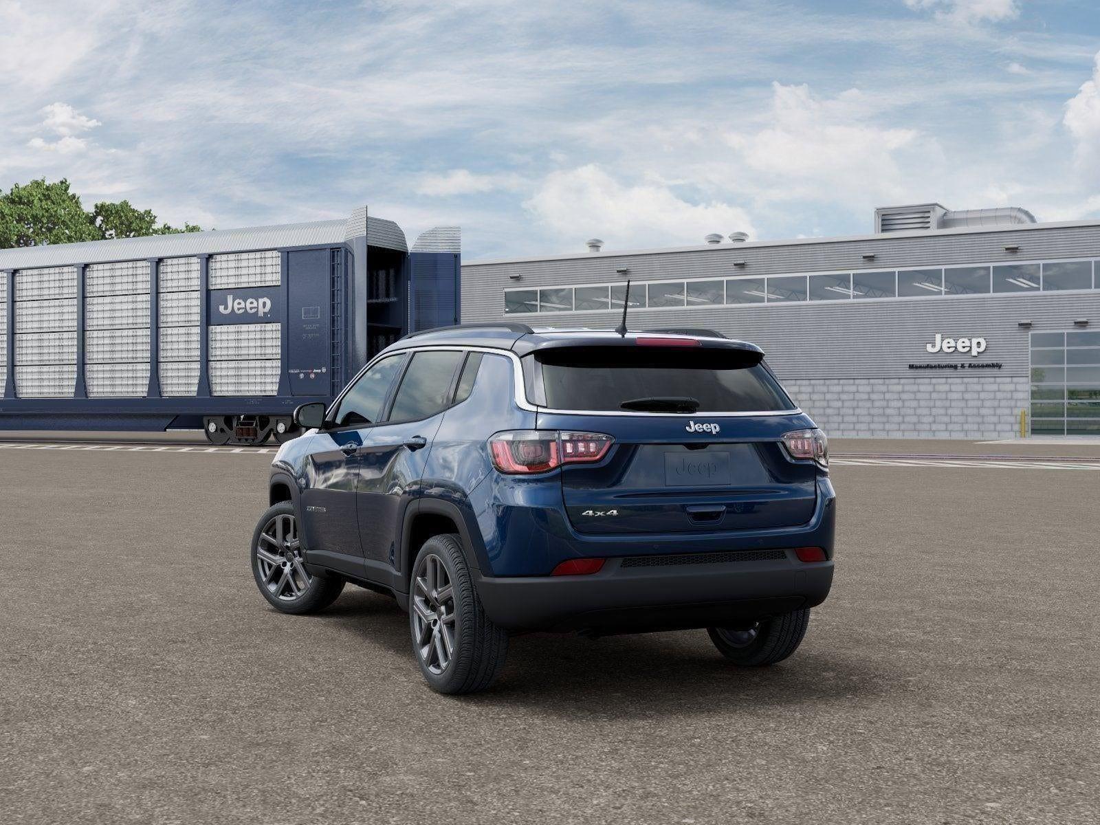 New 2026 Fathom Blue Pearl-Coat Exterior Paint Jeep COMPASS LIMITED ALTITUDE 4X4 image 3