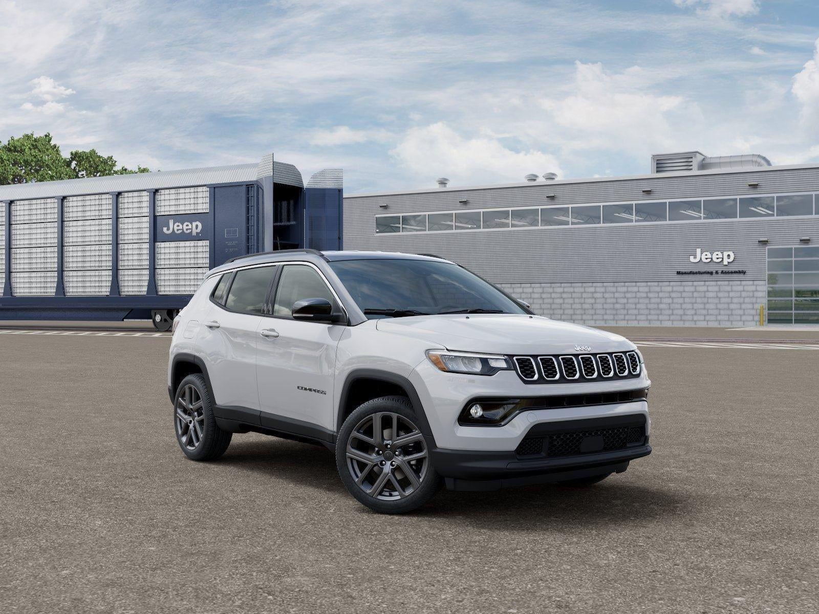 New 2026 Bright White Clear-Coat Exterior Paint Jeep COMPASS LIMITED ALTITUDE 4X4 image 83