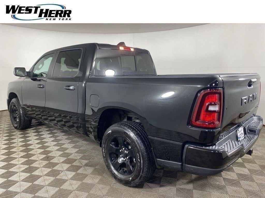 Certified Used 2025 Diamond Black Crystal Pearlcoa Ram Tradesman Crew Cab 4x4 5
