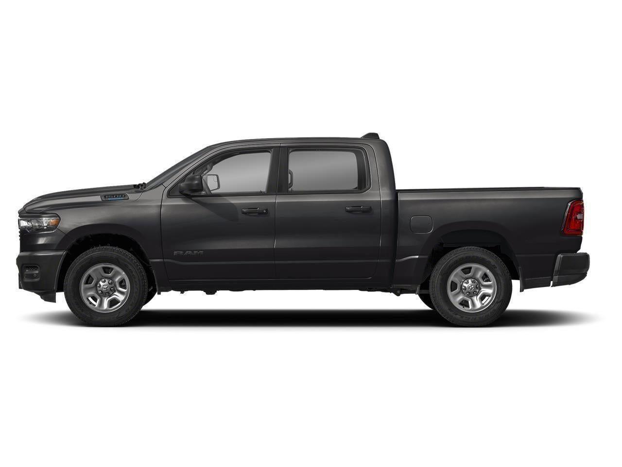 Certified Used 2025 Diamond Black Crystal Pearlcoa Ram Tradesman Crew Cab 4x4 5