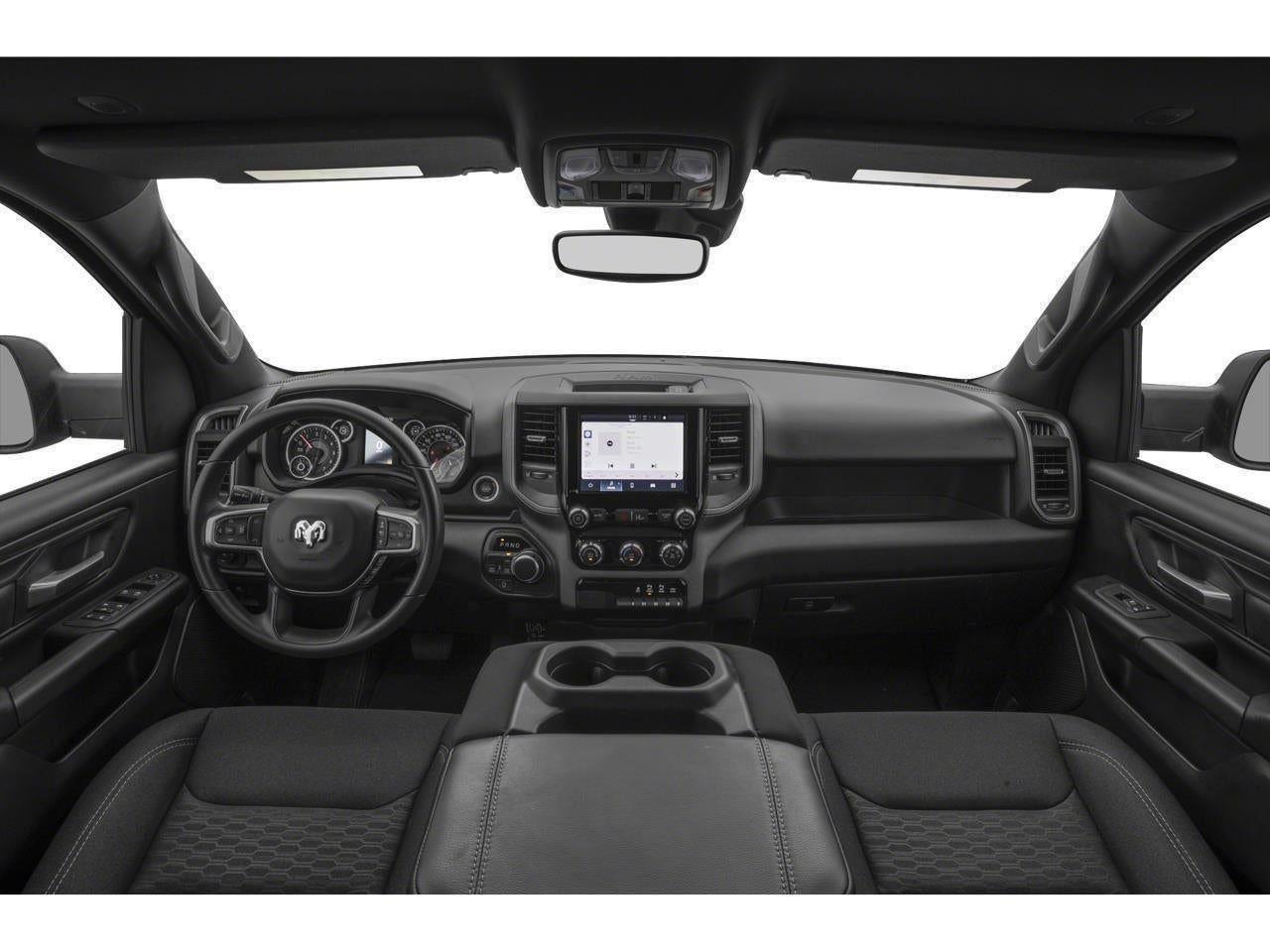 Certified Used 2025 Diamond Black Crystal Pearlcoa Ram Tradesman Crew Cab 4x4 5
