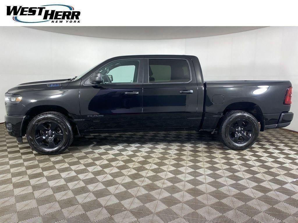 Certified Used 2025 Diamond Black Crystal Pearlcoa Ram Tradesman Crew Cab 4x4 5
