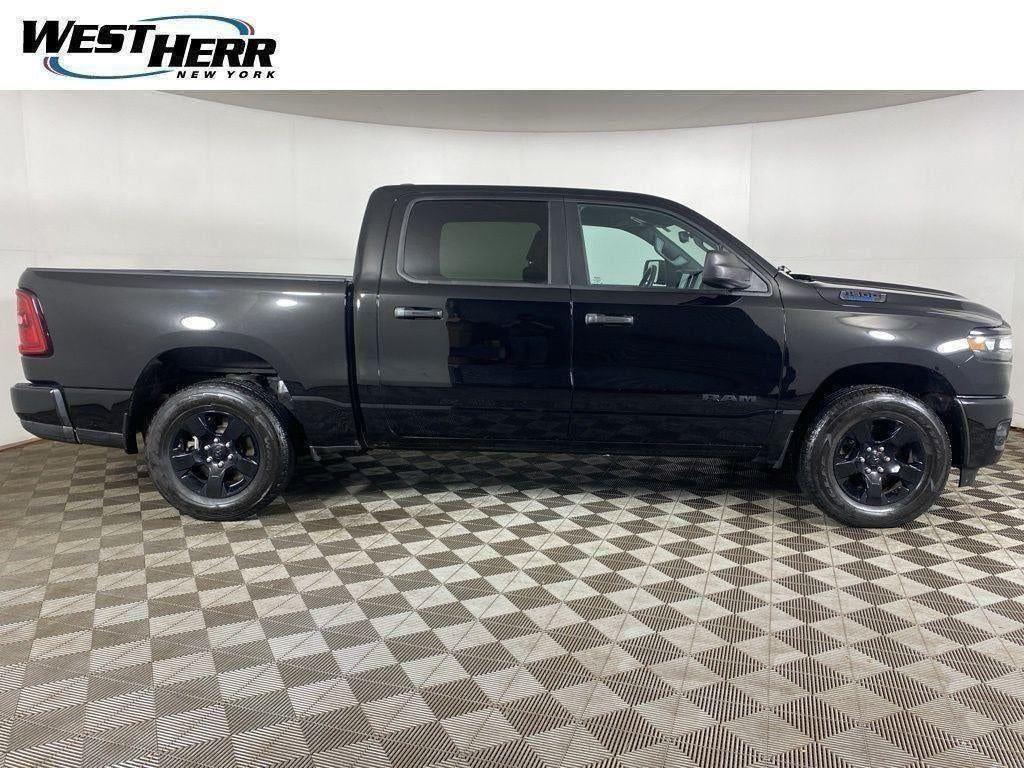 Certified Used 2025 Diamond Black Crystal Pearlcoa Ram Tradesman Crew Cab 4x4 5