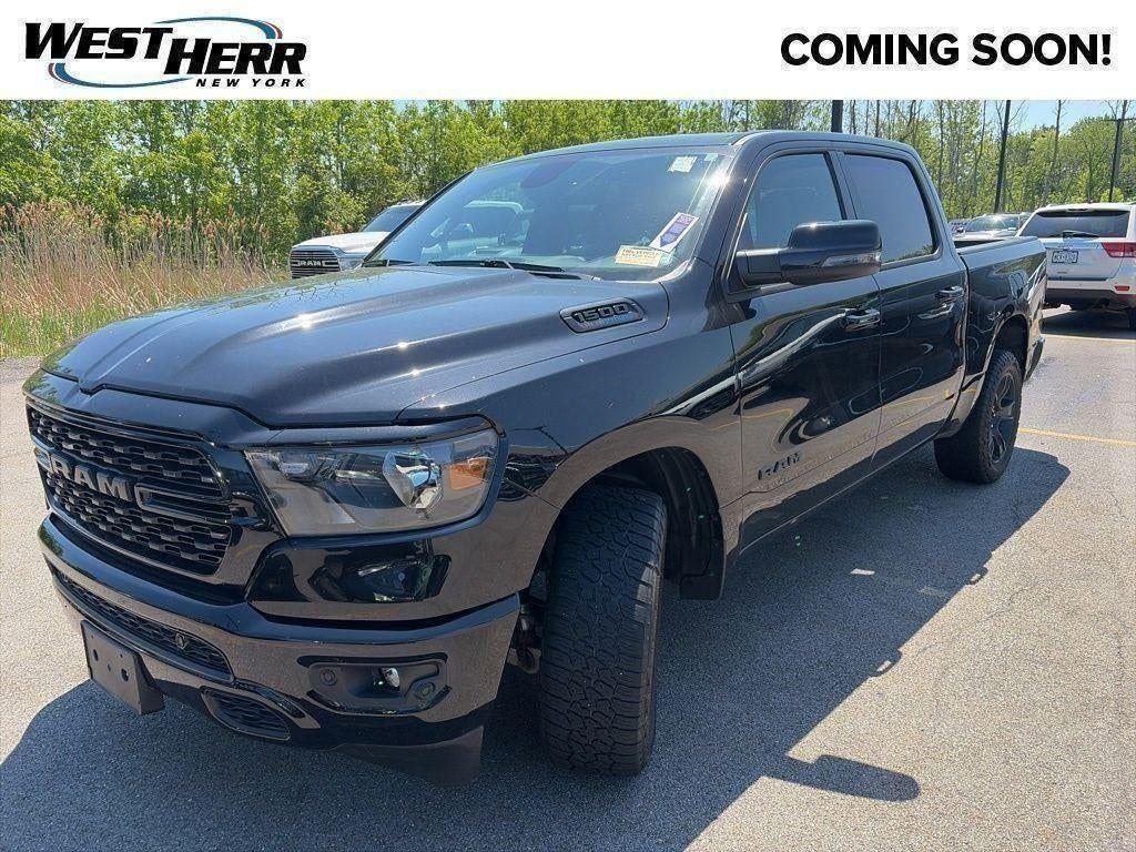 Certified Used 2023 Diamond Black Crystal Pearlcoa Ram Big Horn Crew Cab 4x4 5