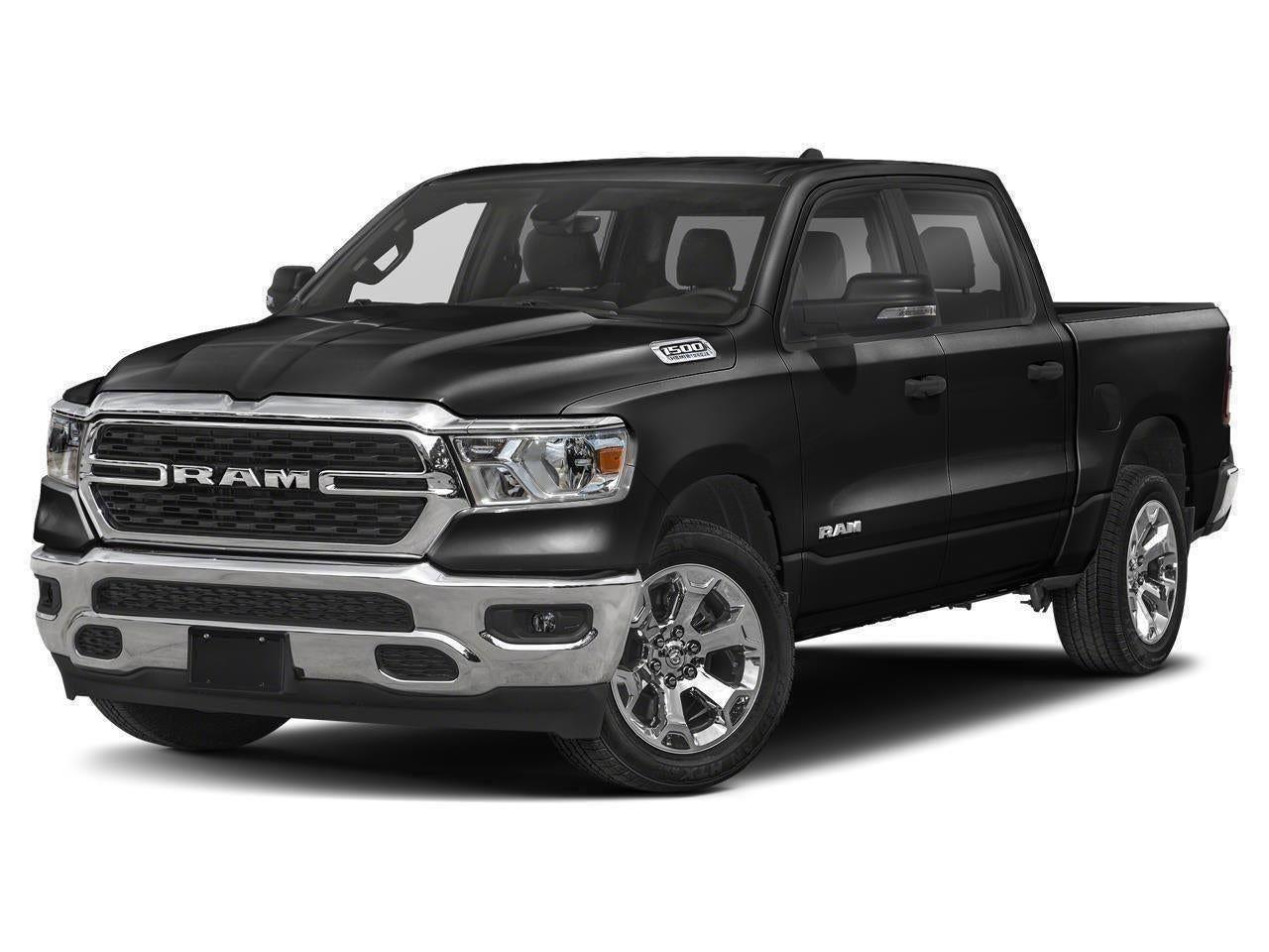 Certified Used 2023 Diamond Black Crystal Pearlcoa Ram Big Horn Crew Cab 4x4 5