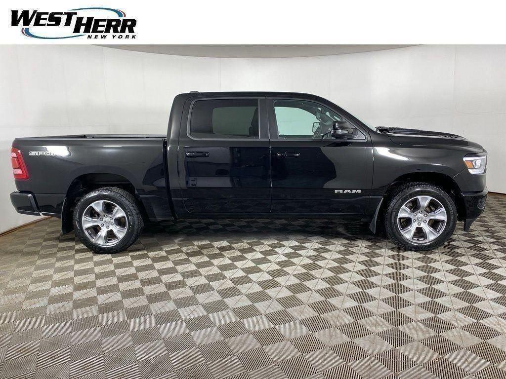 Certified Used 2023 Diamond Black Crystal Pearlcoa Ram Laramie Crew Cab 4x4 5