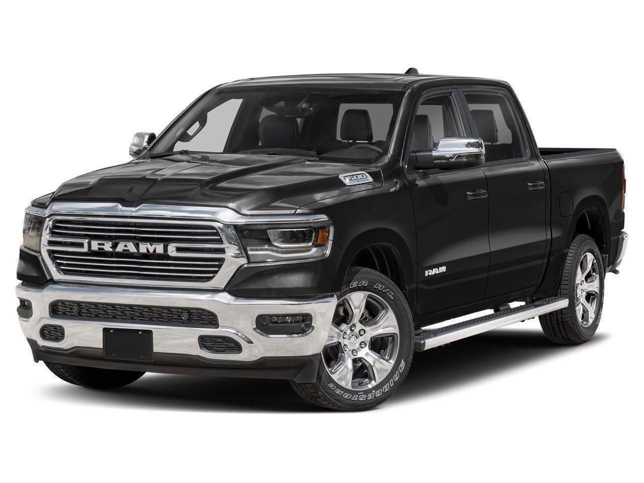 Certified Used 2023 Diamond Black Crystal Pearlcoa Ram Laramie Crew Cab 4x4 5