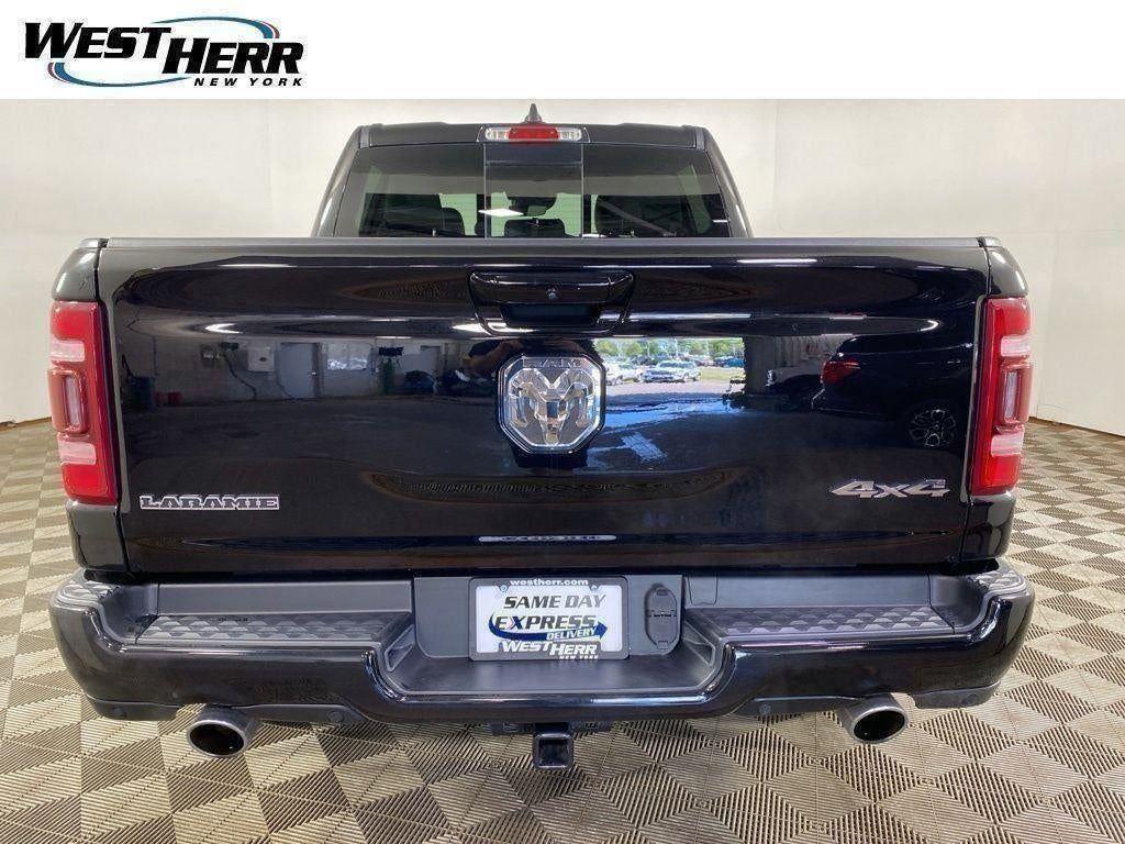 Certified Used 2023 Diamond Black Crystal Pearlcoa Ram Laramie Crew Cab 4x4 5