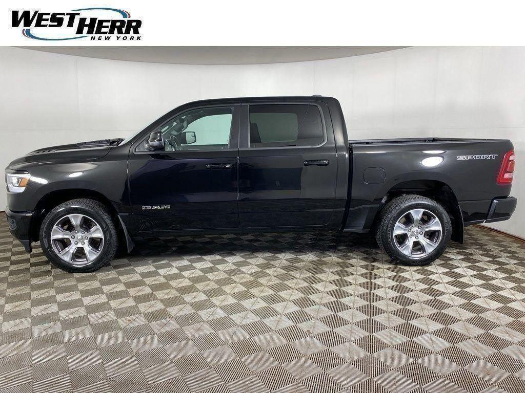 Certified Used 2023 Diamond Black Crystal Pearlcoa Ram Laramie Crew Cab 4x4 5