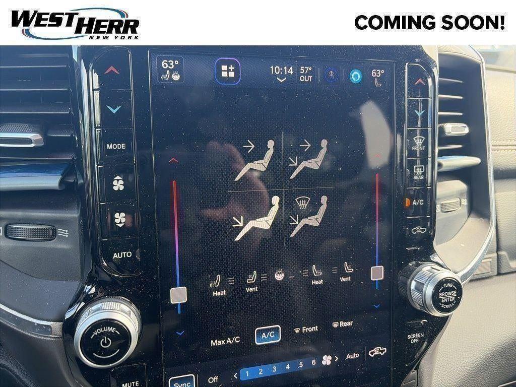 Certified Used 2023 Diamond Black Crystal Pearlcoa Ram Laramie Crew Cab 4x4 5