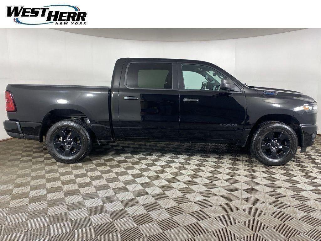 Certified Used 2025 Diamond Black Crystal Pearlcoa Ram Tradesman Crew Cab 4x4 5