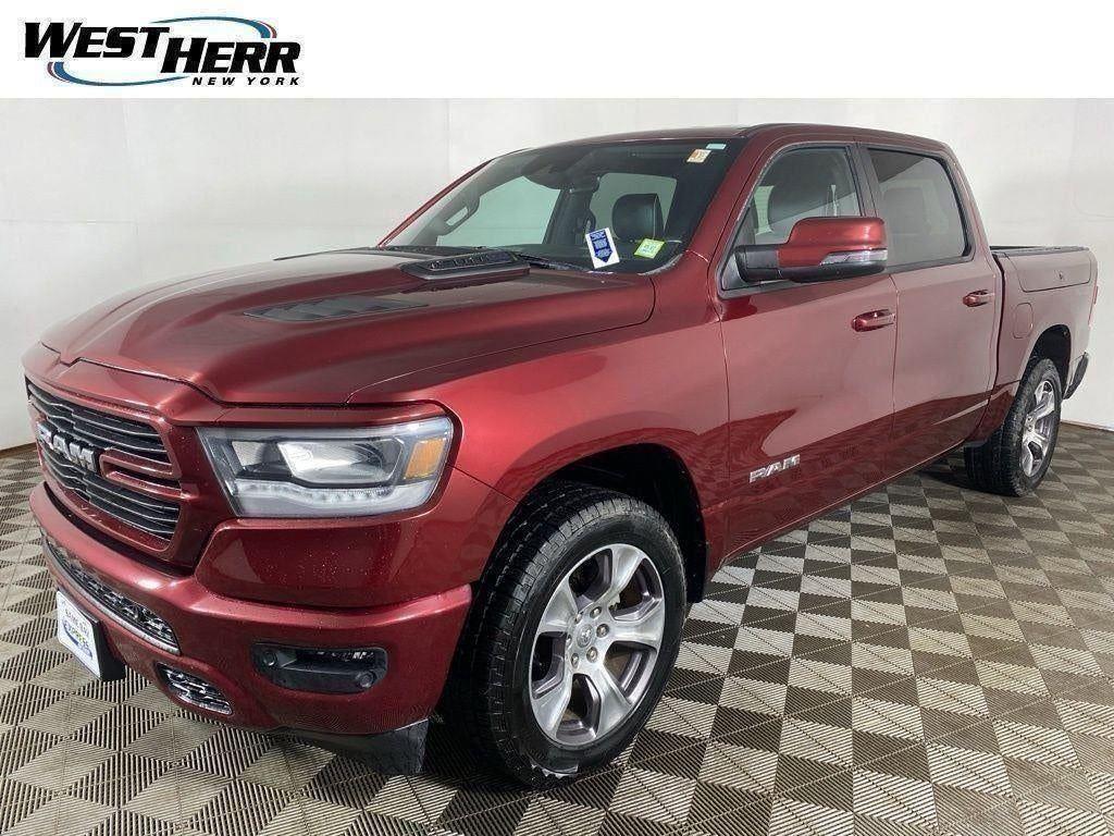 Certified Used 2023 Delmonico Red Pearlcoat Ram Laramie Crew Cab 4x4 5