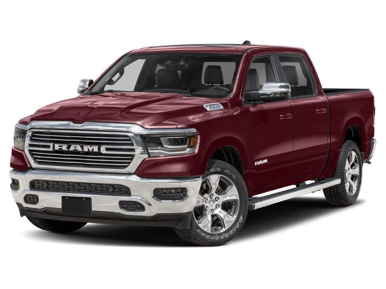 Certified Used 2023 Delmonico Red Pearlcoat Ram Laramie Crew Cab 4x4 5