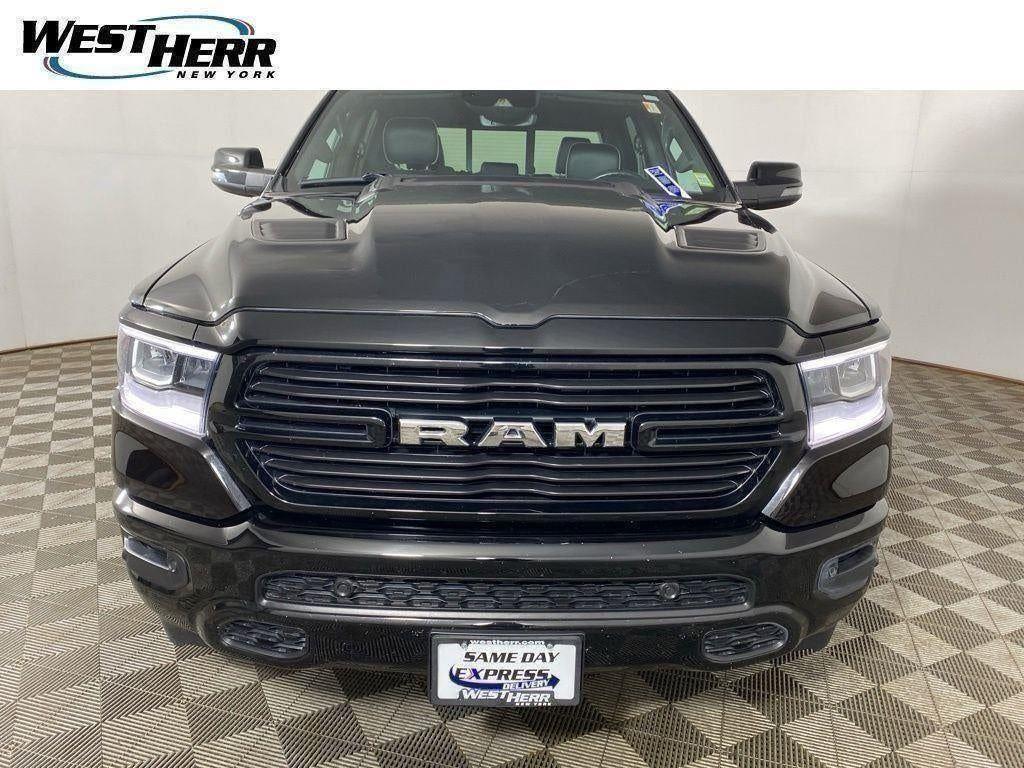 Certified Used 2023 Diamond Black Crystal Pearlcoa Ram Laramie Crew Cab 4x4 5