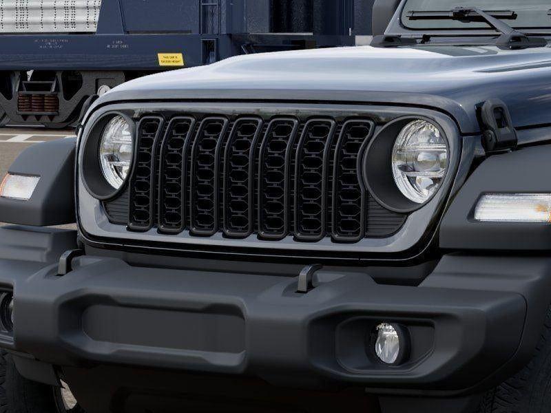 New 2026 Black Clear-Coat Exterior Paint Jeep WRANGLER 4-DOOR SPORT S image 11