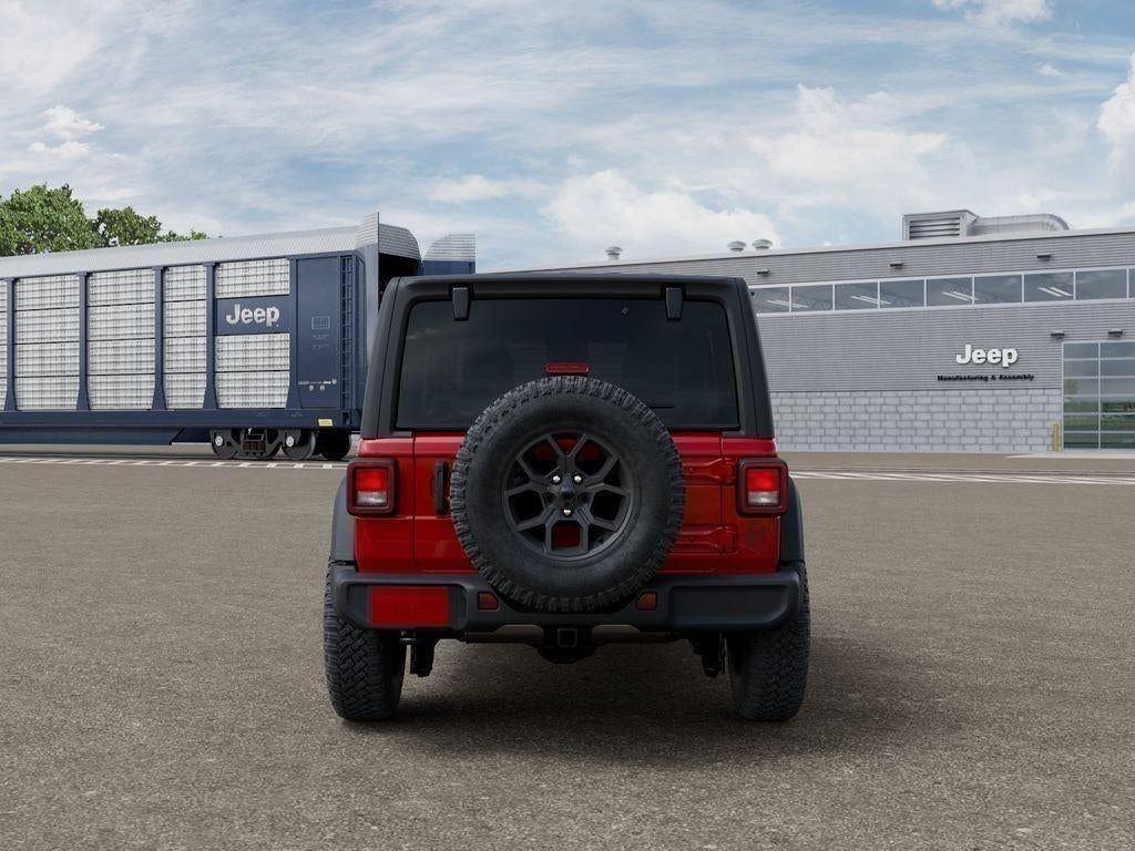 New 2026 Firecracker Red Clear-Coat Exterior Paint Jeep WRANGLER 4-DOOR WILLYS image 7