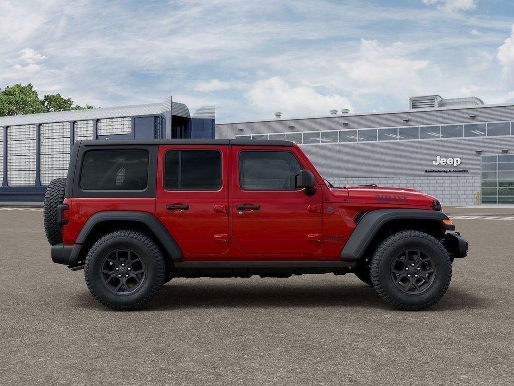 New 2026 Firecracker Red Clear-Coat Exterior Paint Jeep WRANGLER 4-DOOR WILLYS image 21
