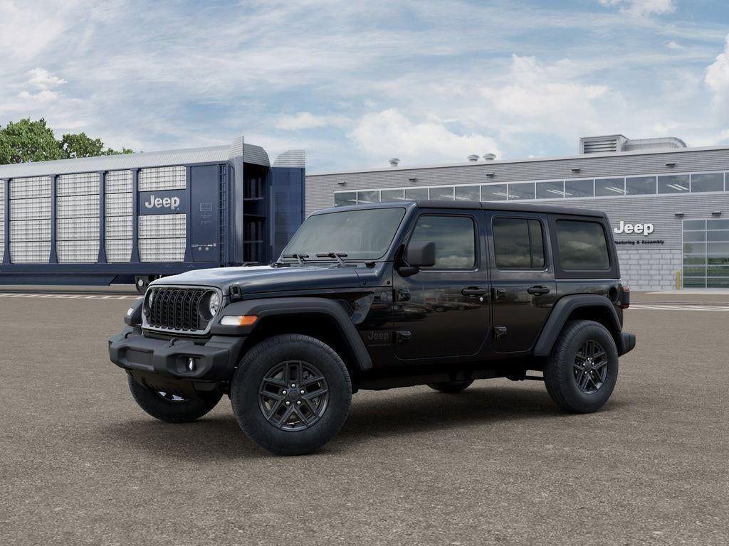 New 2026 Black Clear-Coat Exterior Paint Jeep WRANGLER 4-DOOR SPORT S image 2