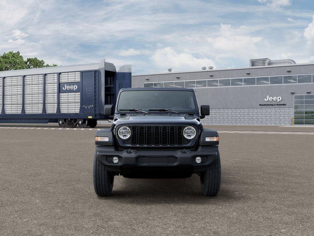 New 2026 Black Clear-Coat Exterior Paint Jeep WRANGLER 4-DOOR SPORT S image 6