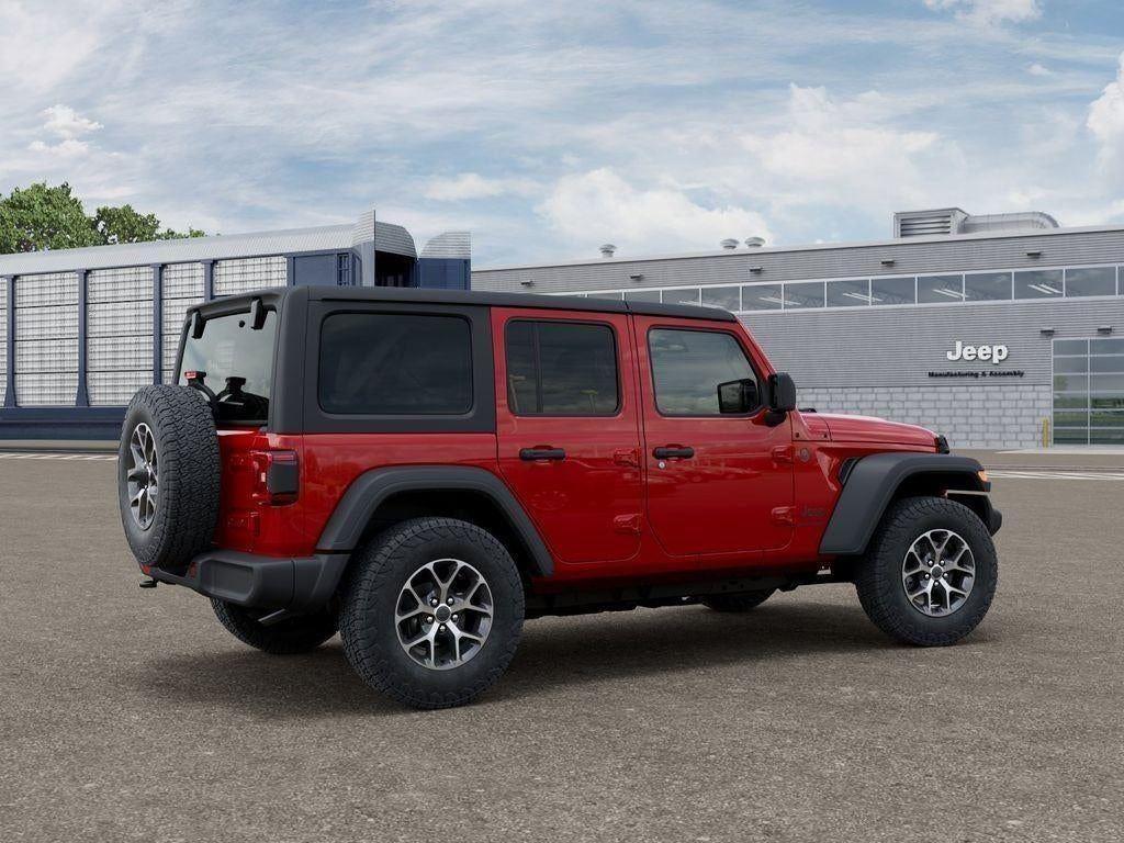 New 2026 Firecracker Red Clear-Coat Exterior Paint Jeep WRANGLER 4-DOOR SPORT S image 4