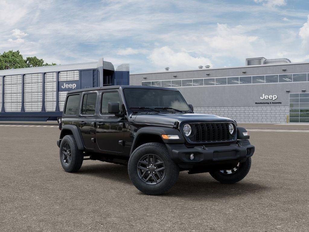New 2026 Black Clear-Coat Exterior Paint Jeep WRANGLER 4-DOOR SPORT S image 5
