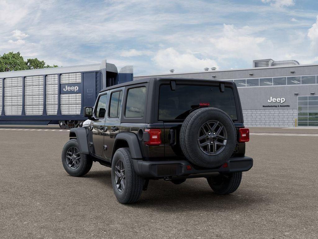 New 2026 Black Clear-Coat Exterior Paint Jeep WRANGLER 4-DOOR SPORT S image 3