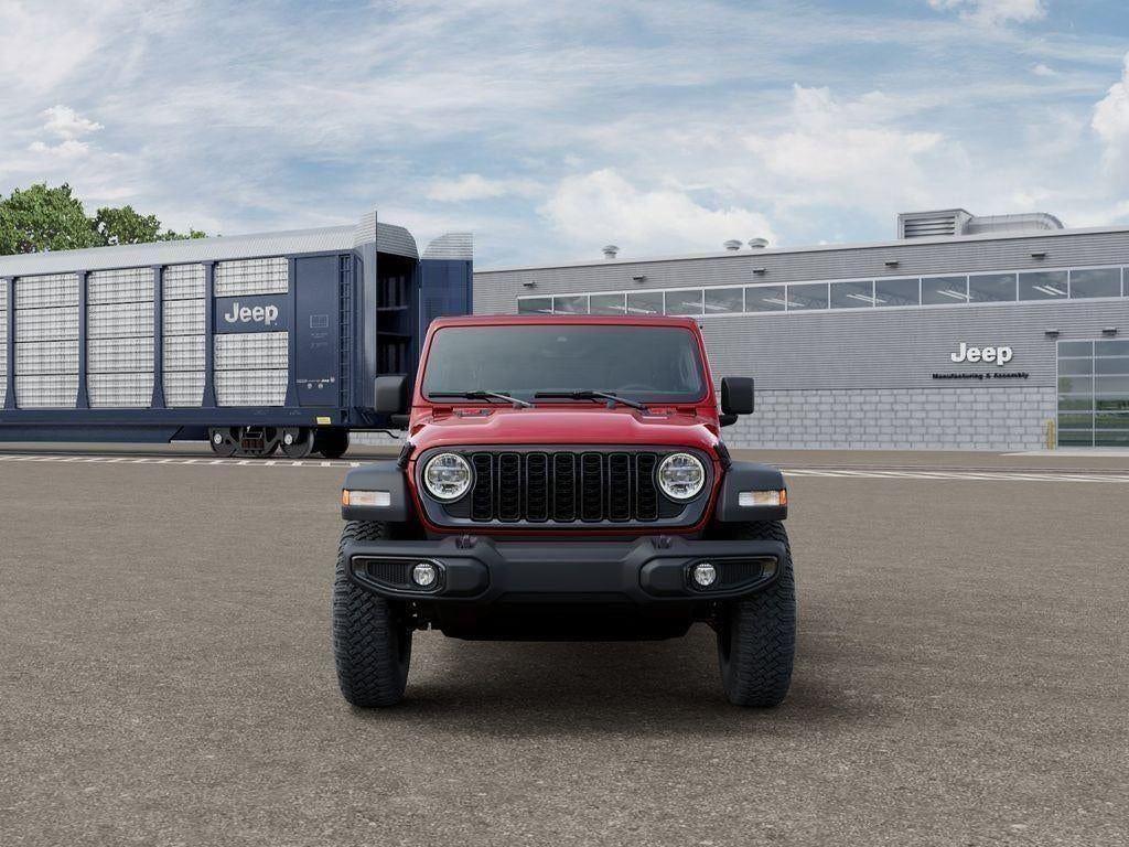 New 2026 Firecracker Red Clear-Coat Exterior Paint Jeep WRANGLER 4-DOOR WILLYS image 6