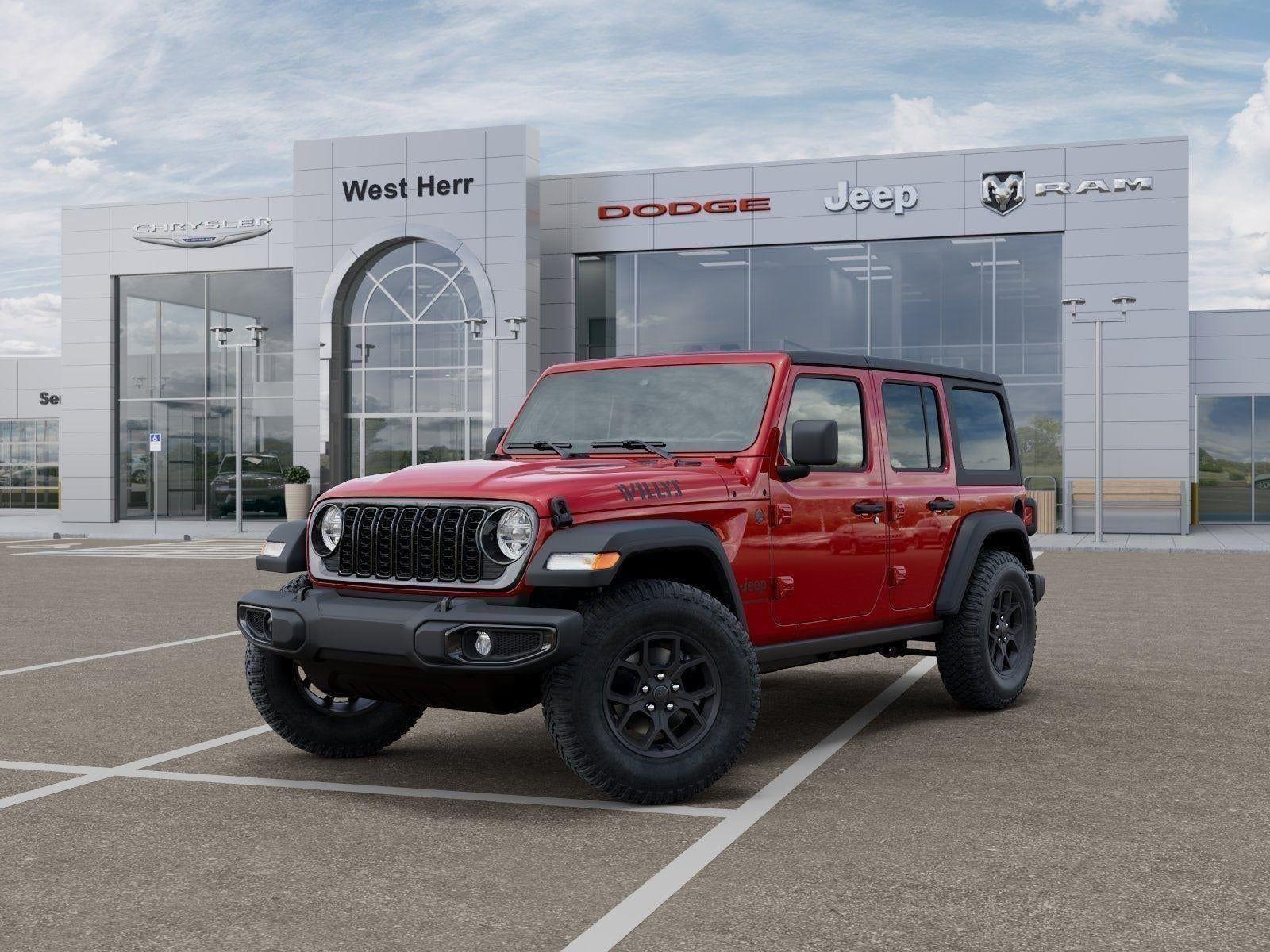 New 2026 Firecracker Red Clear-Coat Exterior Paint Jeep WRANGLER 4-DOOR WILLYS image 27