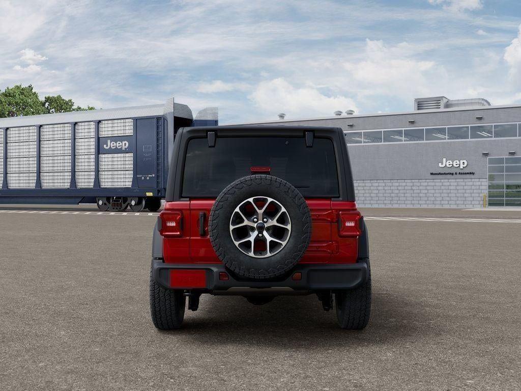New 2026 Firecracker Red Clear-Coat Exterior Paint Jeep WRANGLER 4-DOOR SPORT S image 7