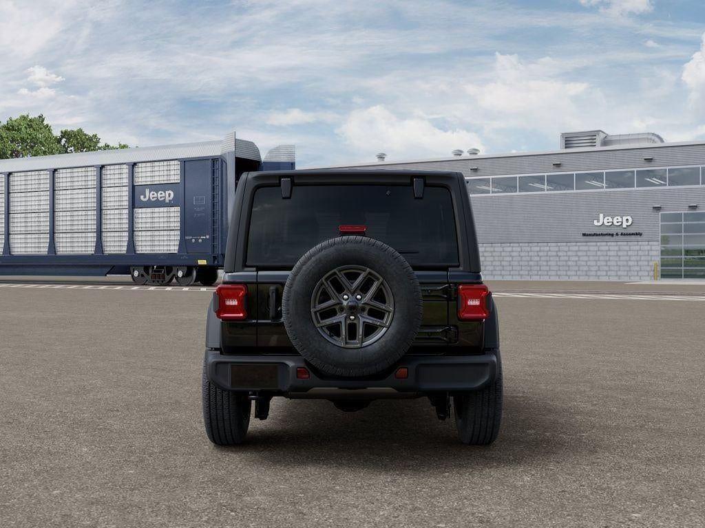New 2026 Black Clear-Coat Exterior Paint Jeep WRANGLER 4-DOOR SPORT S image 7