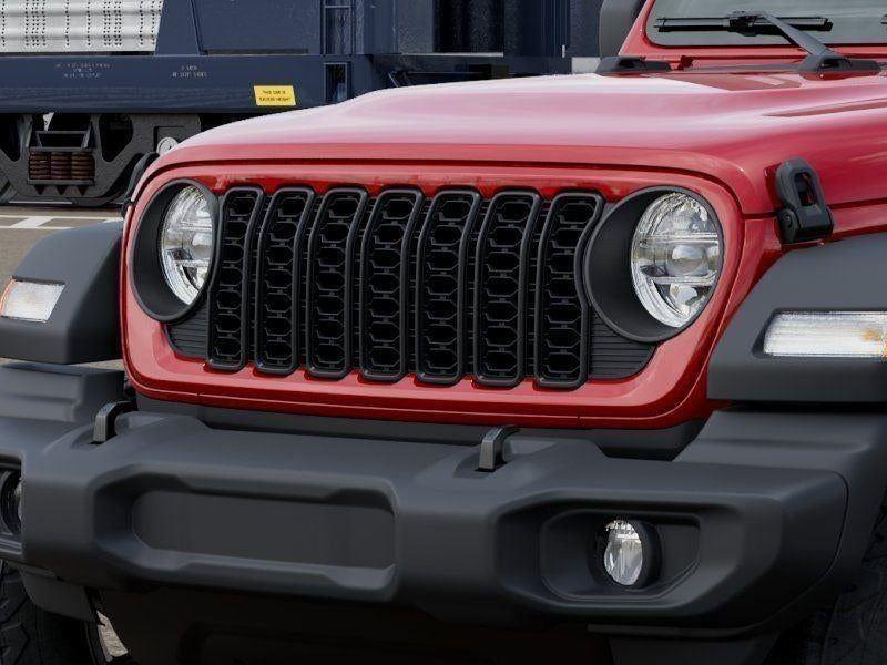 New 2026 Firecracker Red Clear-Coat Exterior Paint Jeep WRANGLER 4-DOOR SPORT S image 11