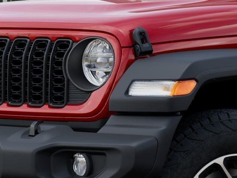 New 2026 Firecracker Red Clear-Coat Exterior Paint Jeep WRANGLER 4-DOOR SPORT S image 36