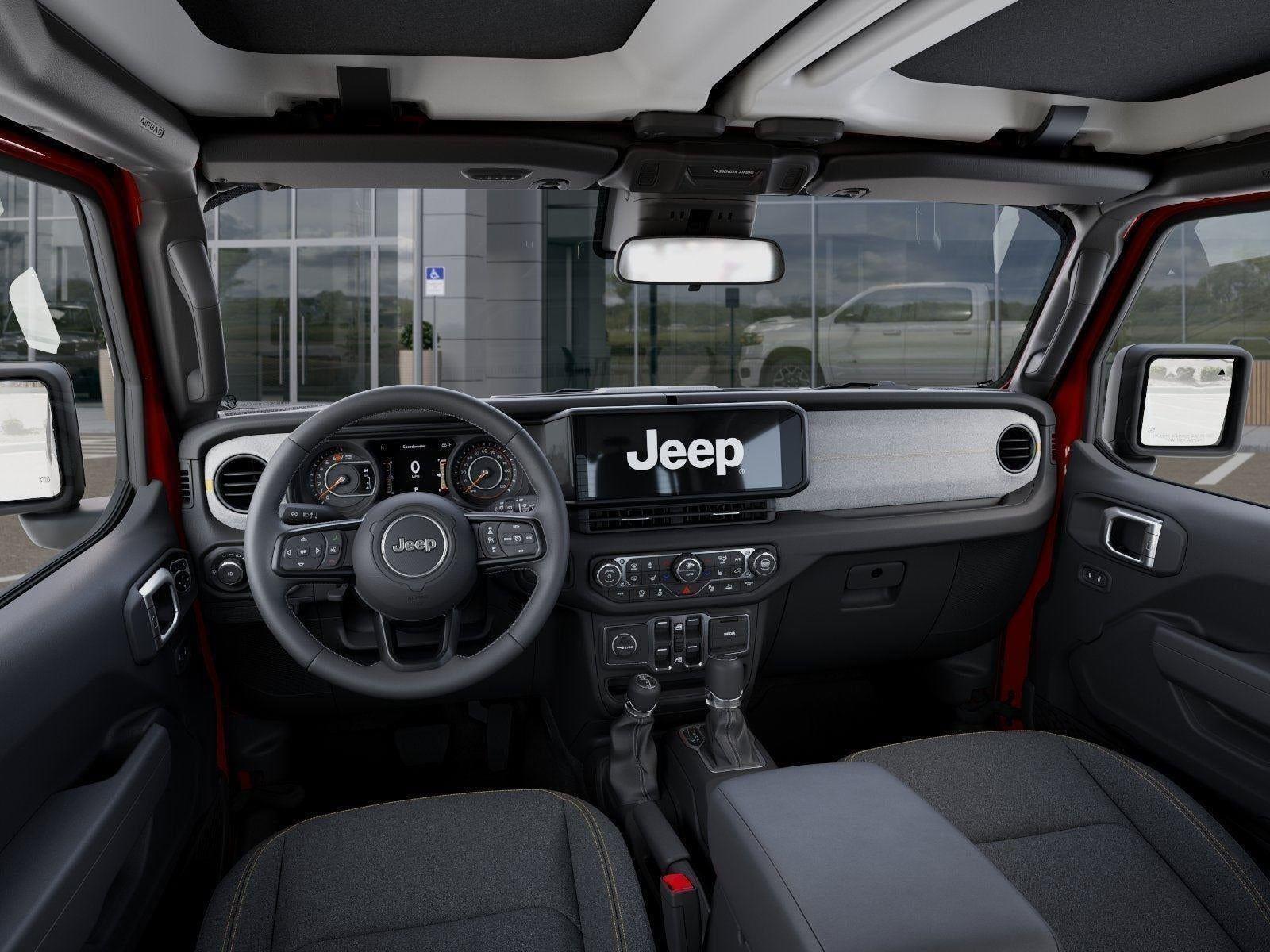 New 2026 Firecracker Red Clear-Coat Exterior Paint Jeep WRANGLER 4-DOOR SPORT S image 92