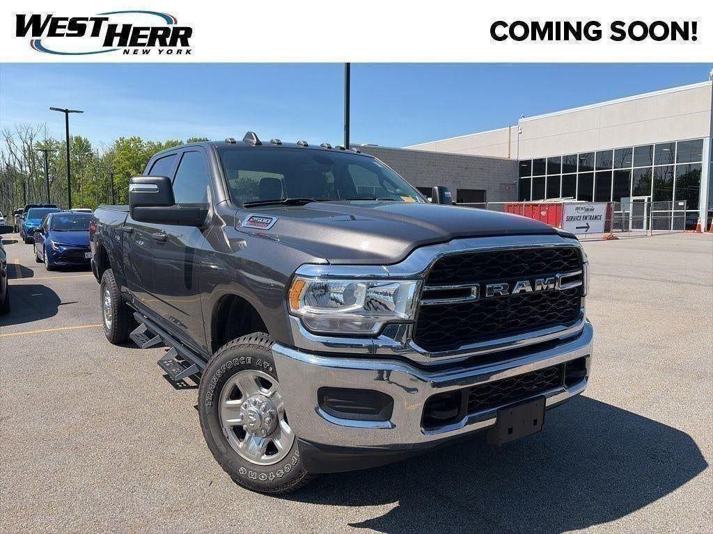 Certified Used 2024 Granite Crystal Metallic Clear Ram Tradesman Crew Cab 4x4 6