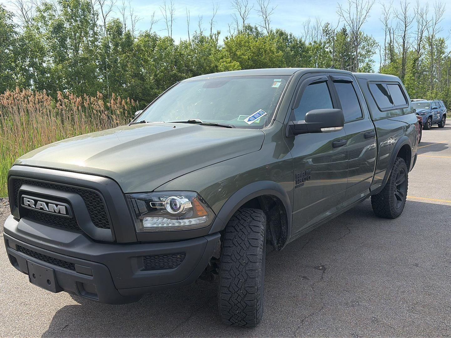 Used 2021 Olive Green Pearlcoat Ram Warlock Quad Cab 4x4 6