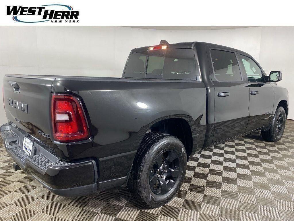 Certified Used 2025 Diamond Black Crystal Pearlcoa Ram Tradesman Crew Cab 4x4 5